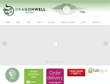 Tablet Screenshot of dragonwellbistro.com